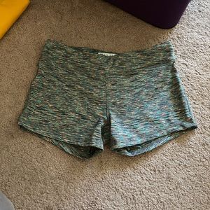 Spandex athletic shorts